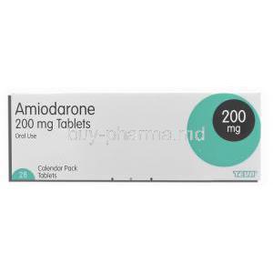 Amiodarone 200 mg box