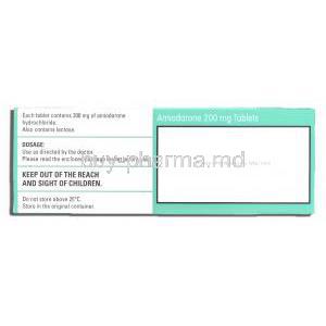 Amiodarone 200 mg box information