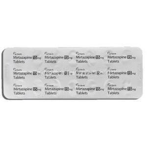 Mirtazapine 15 mg packaging