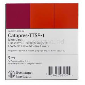 Catapres-TTS, Clonidine 0.1 mg Patches  Transdermal Therapeutic