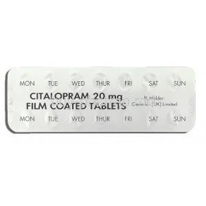 Citalopram 20 mg packaging