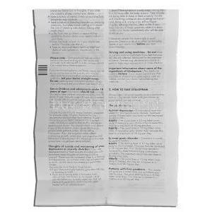 Citalopram 20 mg information sheet 2