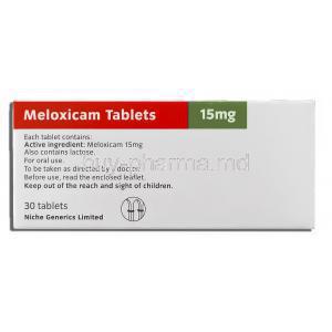 Meloxicam 15 mg Box information
