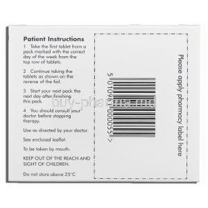 Premarin, Conjugated Estrogens 1.25 mg patients instructions