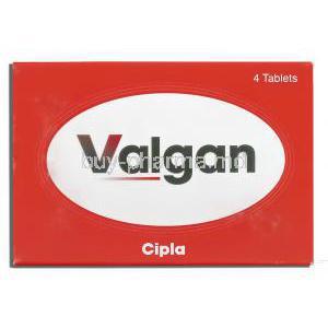 Valgan, Generic Valcyte, Valganciclovir 450 mg box