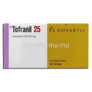 Tofranil, Imipramine  25 mg