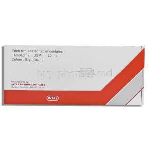 Famtac, Generic Pepcid,  Famotidine 20 Mg Tablet (Nicholas )