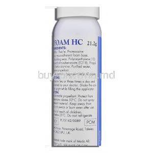 Proctofoam HC Aerosol foam pressurized container 2