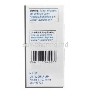 Docetax, Generic Taxotere /Docetaxel, Ticlopidine 80 mg Injection  Cipla manufacturer