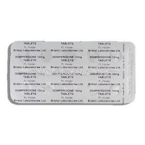 Domperidone 10 mg packaging