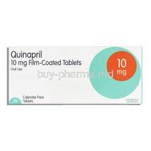 Quinapril 10 mg box