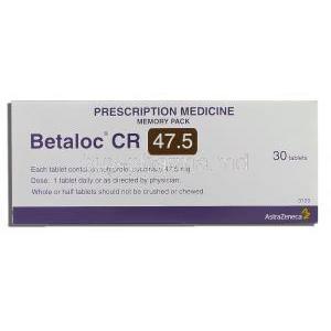 Betaloc CR, Metoprolol Succinate 47.5 mg