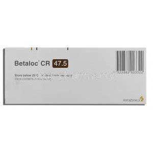 Betaloc CR, Metoprolol Succinate 47.5 mg  (Astrazeneca)