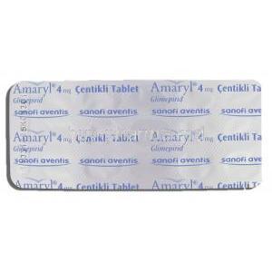 Amaryl 4 mg packaging