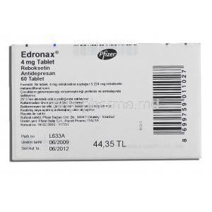 Edronax Pfizer Turkey