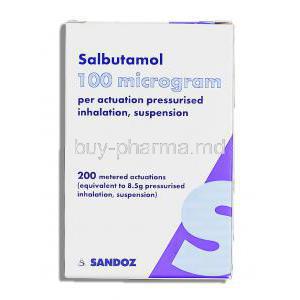 Salbutamol Pressurised Inhalation Inhaler Sandoz