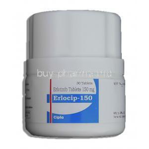 Erlocip , Generic Tarceva, Erlotinib 150 mg container