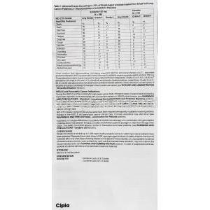 Erlocip , Generic Tarceva, Erlotinib 150 mg information sheet 4