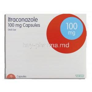 Itraconazole 100 mg box
