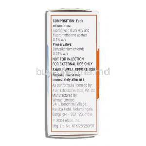 Tobrasone, Fluorometholone / Tobramycin Ophthalmic Suspension