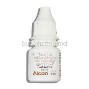 Tobrasone, Fluorometholone / Tobramycin Ophthalmic Suspension bottle