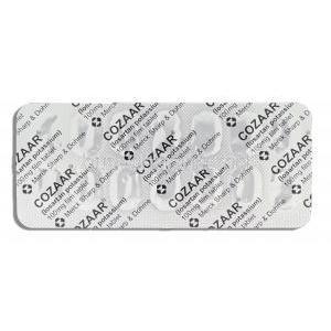 Cozaar, Losartan  100 mg packaging