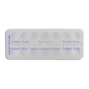 Enablex, Darifenacin 15 mg packaging