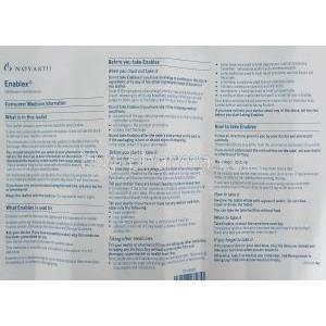 Enablex, Darifenacin 15 mg information sheet 1