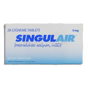 Singulair, Montelukast  5 mg