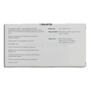 Singulair, Montelukast  5 mg MSD Turkey