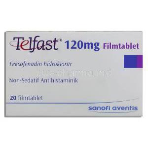 Telfast 120 mg box