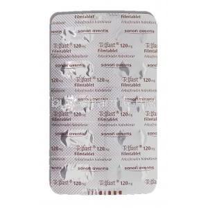 Telfast 120 mg packaging