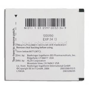 Catapres-TTS, Clonidine 0.2 mg Patches pouch