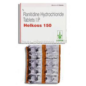 Helkoss, Generic  Zantac, Ranitidine 150 mg