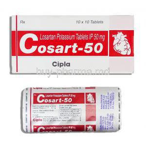 Cosart, Generic  Cozaar , Losartan 50 mg
