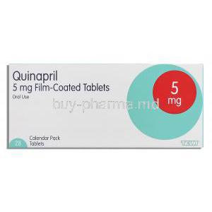 Quinapril 5 mg box