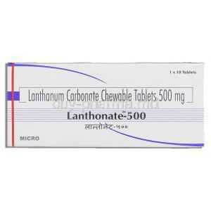 Lanthonate, Generic Fosrenol, Lanthanum Carbonate box