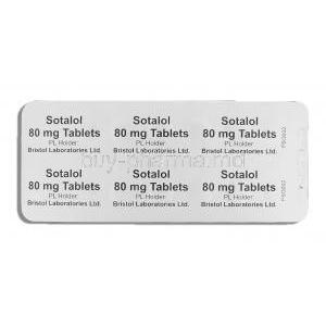 Sotalol 80 mg packaging