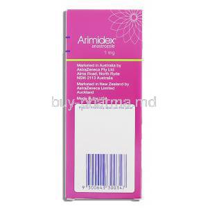 Arimidex, Anastrozole 1 mg Astrazeneca