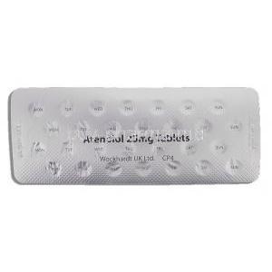 Atenolol 25 mg packaging