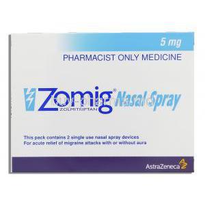 Zomig Nasal Spray Astrazeneca