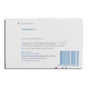 Lescol 20 mg Novartis Australia