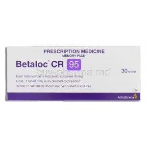 Betaloc CR, Metoprolol Succinate 95 mg Astrazeneca