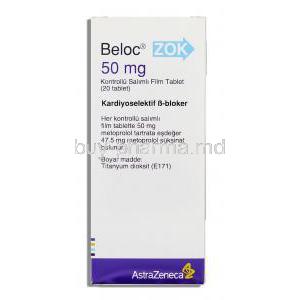 Beloc Zok, Metoprolol  50 mg AstraZeneca