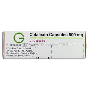 Cefalexin 500 mg Sandoz GMBH