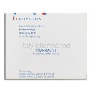 Dynacirc Sro, Isradipine 5 mg Novartis New Zealand