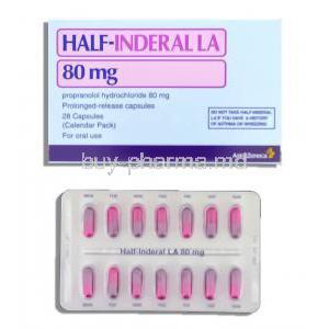 inderal la 80 mg for migraine