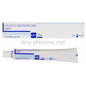 Loceryl Cream, Amorolfine Hydrochloride 0.25% 10gm