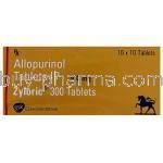 Zyloric, Allopurinol 300 mg Tablet box