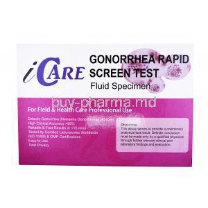 Icare Gonorrhea Rapid Screen Test